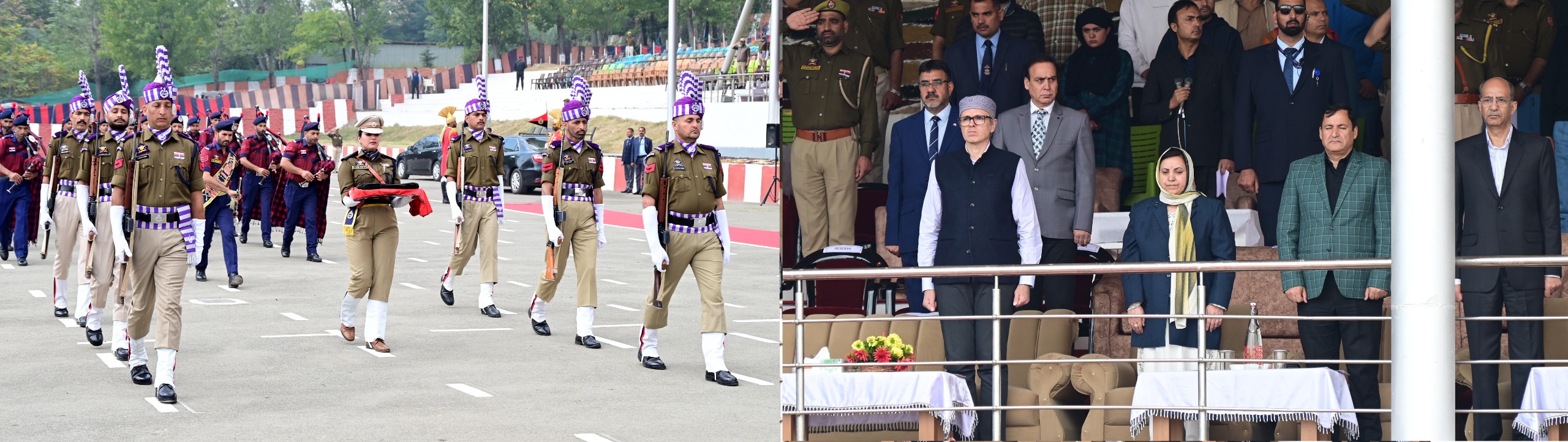 'CM Omar Abdullah pays tribute to police martyrs on Commemoration Day at Zewan'